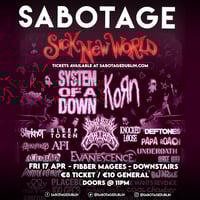 Sabotage Club - Sick New World - Friday, April 17th!