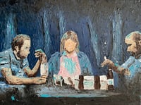 Blow original painting 