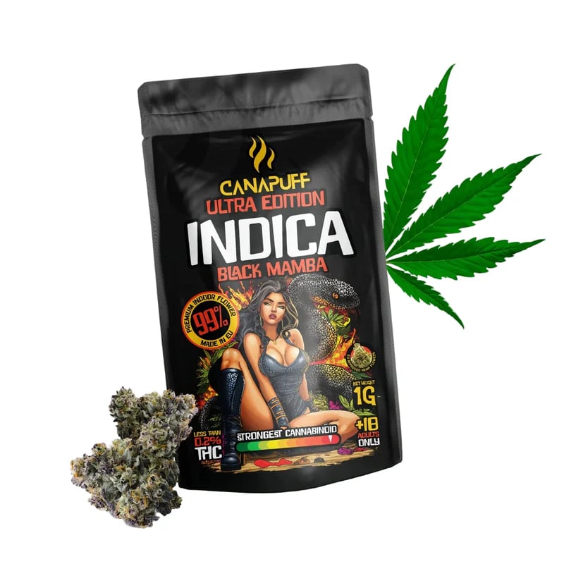 Indica Cvijeće Crna Mamba 99% Extra Strong Indica 1g