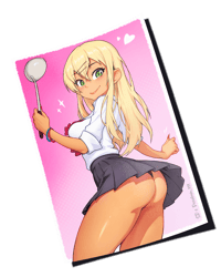 Miku from Gal Gohan Poster (SFW Ver)