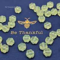 Image 1 of 6mm Czech Jonquil Flower Beads – 50 Pieces