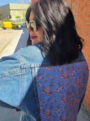 Chaqueta de flores