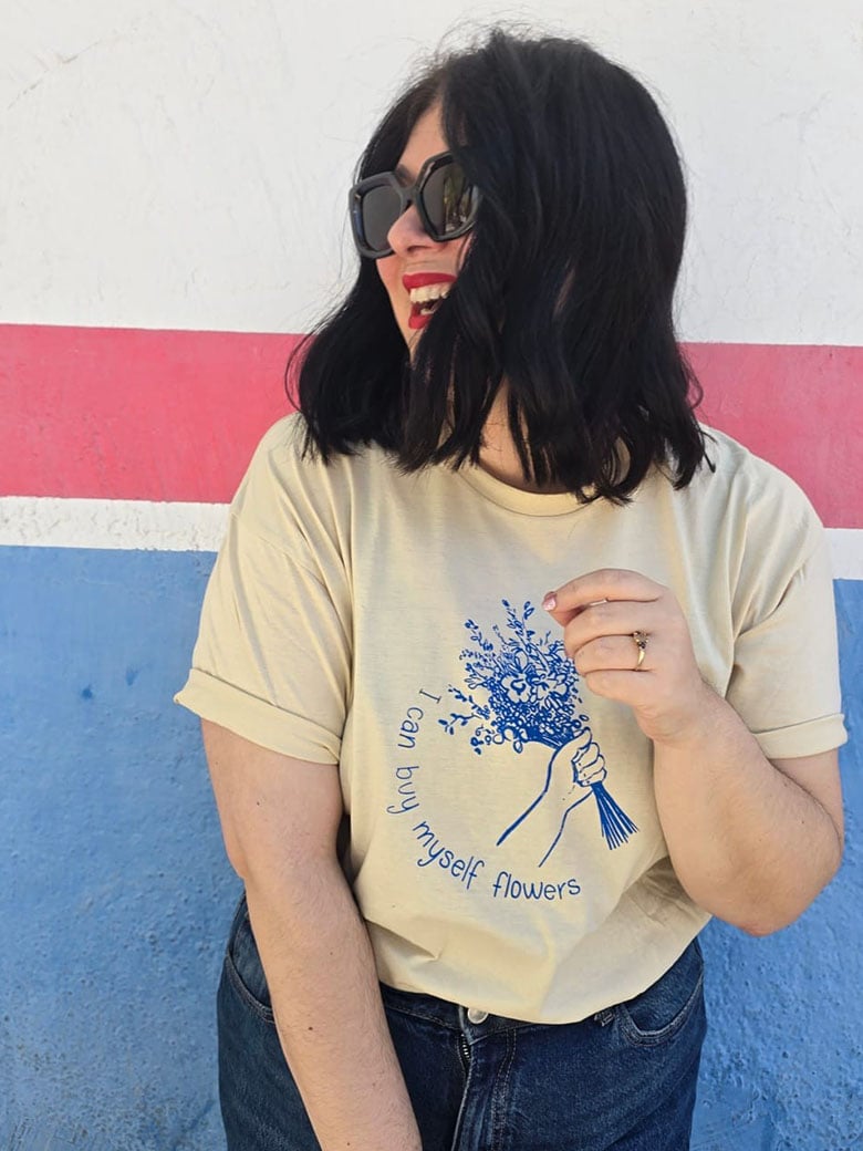 Camiseta flowers