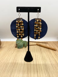 Image 1 of Denim Vibe Earrings