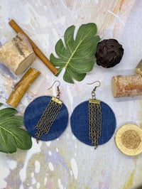 Image 3 of Denim Vibe Earrings