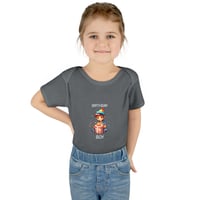 Image 2 of Baby Bodysuit - Cute Birthday Boy with Cake Illustration