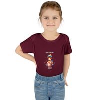 Image 10 of Baby Bodysuit - Cute Birthday Boy with Cake Illustration