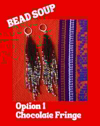 Image 1 of Bead Soup Fringe Earrings 2