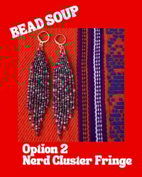 Image 2 of Bead Soup Fringe Earrings 2