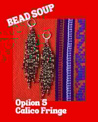 Image 5 of Bead Soup Fringe Earrings 2