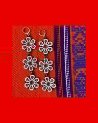 Image 1 of Tri Flower Earrings