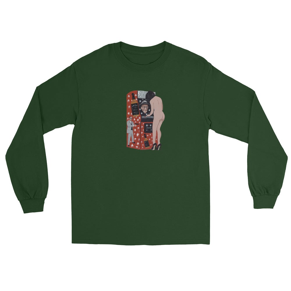 Image of BURROUGHS ARCADE GAME LONG SLEEVE SHIRT