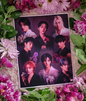 "Valentine's Date" Large Art Print 8.5 x 11