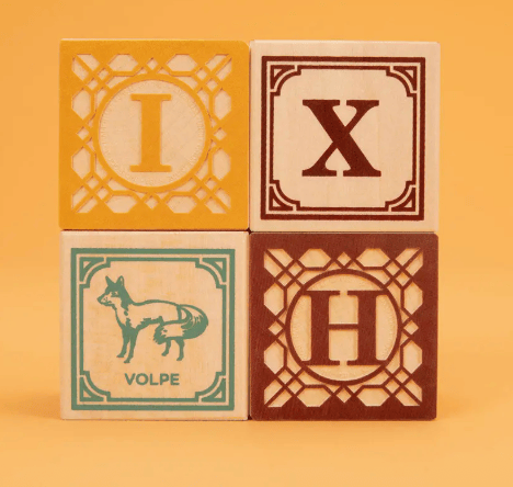 Classic Baby Blocks (American, French, Italian, and Hebrew Versions) - Image 7 of 7