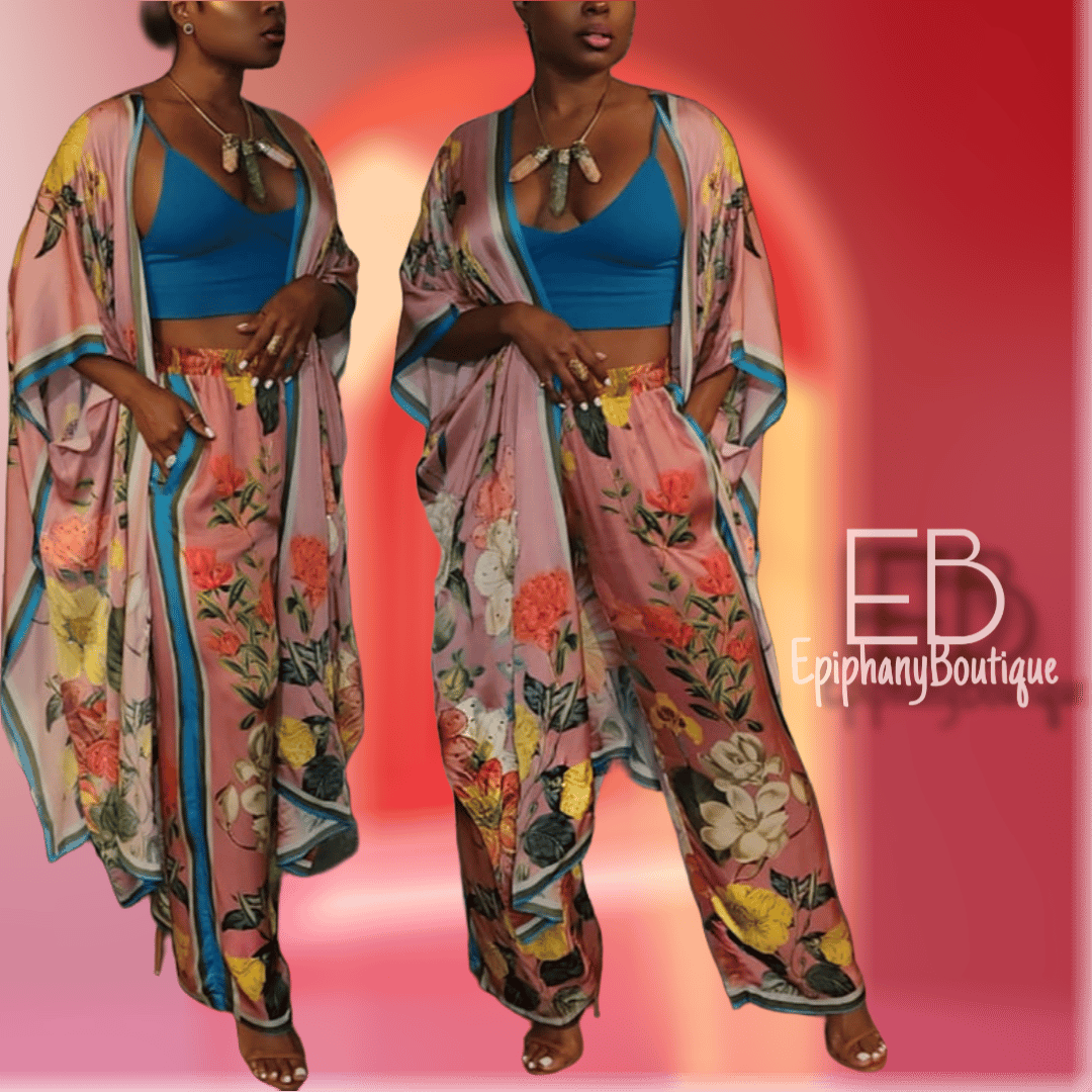 Image of The Aratta French Kiss Kimono Set-**ON SALE**