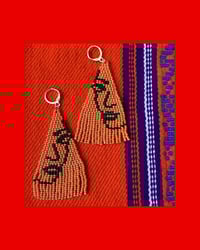 Image 1 of Ooh La La Faces Fringe Earrings