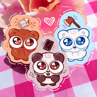 Image 1 of We Three Bare Bears Chibi Stickers