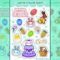 Image 1 of Easter Springtime Sticker Sheet