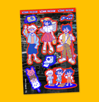 LINK CLICK Crew Sticker Sheet