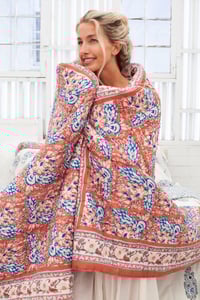 Image 1 of Sienna Peacock Quilt