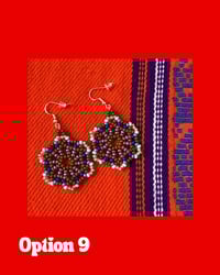 Image 4 of Huichol Style Big Bead Flowers 2
