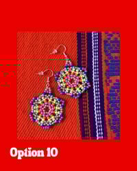 Image 5 of Huichol Style Big Bead Flowers 2
