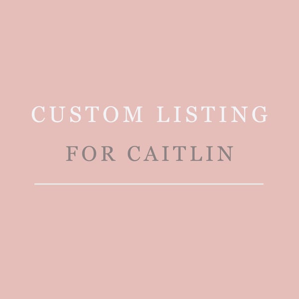 Image of Reserved listing for Caitlin