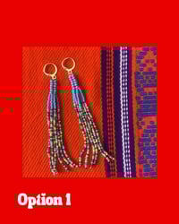 Image 1 of Rattle Snake Tail Fringe Earrings