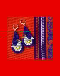 Chicken Teardrop Earrings