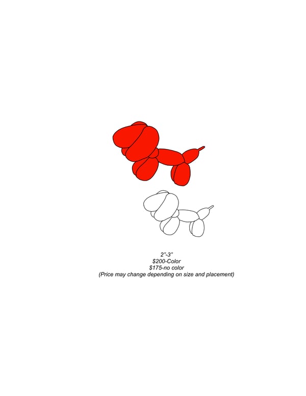 Image of Balloon Wiener Dog