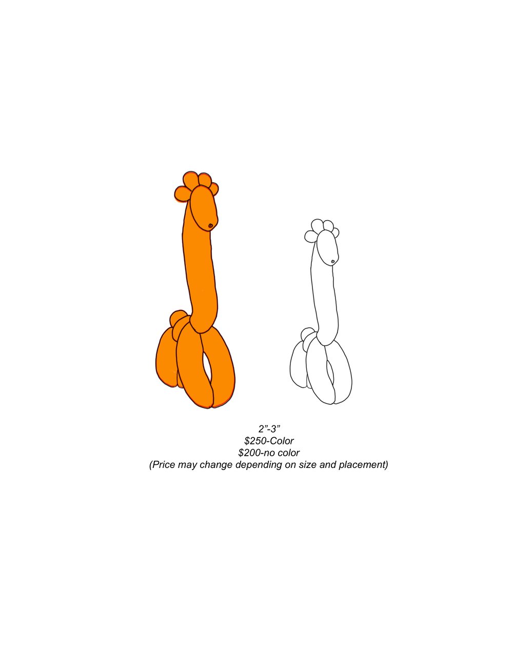 Image of Balloon Giraffe