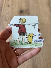 CR and Pooh Sticker