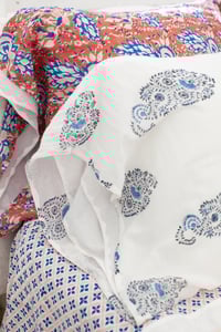 Image 1 of Blue Paisley Pillowcase