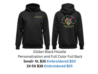 Image 1 of Embroidered Hoodies & Crew Necks
