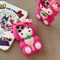 Image 3 of Strawberry Kitty IPhone case