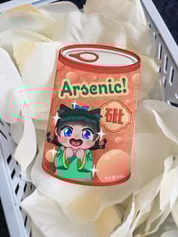Arsenic! Can-shaped Badge