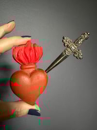 Image 1 of Burning heart ex voto