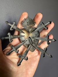 Image 5 of Seven sorrows silver ex voto 