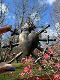 Image 3 of Seven sorrows silver ex voto 