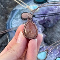 Image 1 of Mini Sunstone Teardrop Pendant