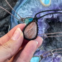 Image 1 of Mini Sunstone Teardrop Pendant 2