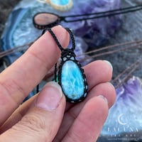 Image 1 of Mini Larimar Teardrop Pendant