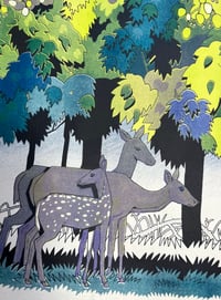 Image 2 of Let's Eat Leaves With Mama Risograph