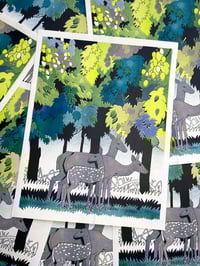 Image 1 of Let's Eat Leaves With Mama Risograph