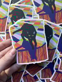 Image 2 of Marker Cat Sticker