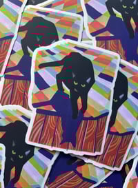 Image 1 of Marker Cat Sticker
