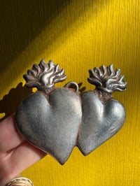 Image 1 of Double heart ex voto 