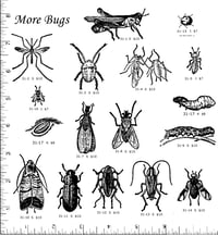 Image 1 of Insect Rubber Stamps P31