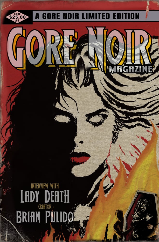 Image of Horror Comic Lady Death Tribute Comic Sized Dirty Variant
