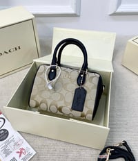 Image 1 of Coach Rowan Satchel in Signature Canvas